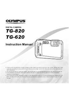 Olympus TG 820 manual. Camera Instructions.